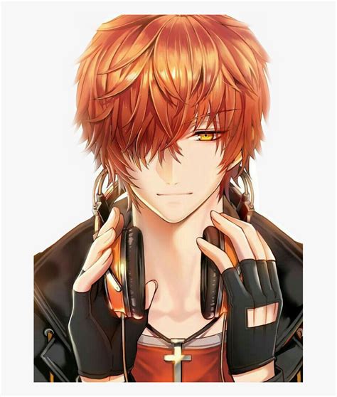 orange characters anime|orange haired anime guy.